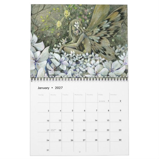 Whimsical Fairy Art Kalender 2015 (Jan 2027)