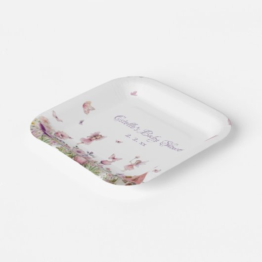 Whimsical Fairy Baby Duschpapier Teller (Gewinkelt)