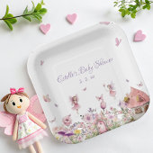 Whimsical Fairy Baby Duschpapier Teller