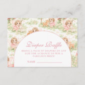 Whimsical Fairy Baby Shower Diapper Raffle Begleitkarte (Vorderseite)