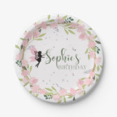 Whimsical Fairy Birthday Party Pappteller (Vorderseite)