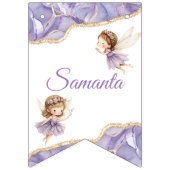 Whimsical Fairy Birthday Party Wimpelkette (Erste Fahne)