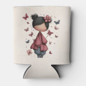 Whimsical Fairy Doll Retro Cute Dosenkühler (Vorderseite)