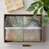 Whimsical Fairy Faces Scrapbooking Mixed Media 3 Seidenpapier (Geschenk)