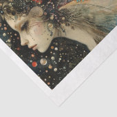 Whimsical Fairy Faces Scrapbooking Mixed Media Seidenpapier (Ausschnitt)