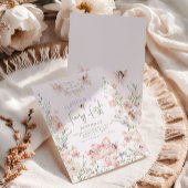 Whimsical Fairy First Birthday Enchanted forest Einladung