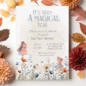 Whimsical Fairy First Magic Geburtstag Einladung