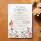 Whimsical Fairy First Magic Geburtstag Einladung