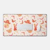 Whimsical Fairy Forest Pattern Desk Mat Schreibtischunterlage (Tastatur & Maus)