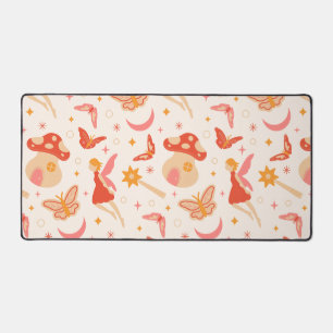 Whimsical Fairy Forest Pattern Desk Mat Schreibtischunterlage