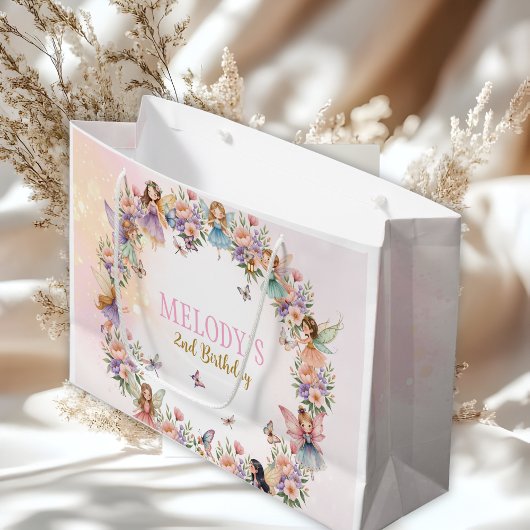 Whimsical fairy garden 2nd birthday große geschenktüte