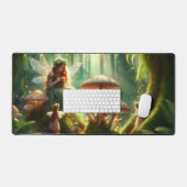 Whimsical Fairy Garden Desk Mat Schreibtischunterlage (Tastatur & Maus)