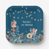 Whimsical Fairy Garden Magie Pappteller (Vorderseite)