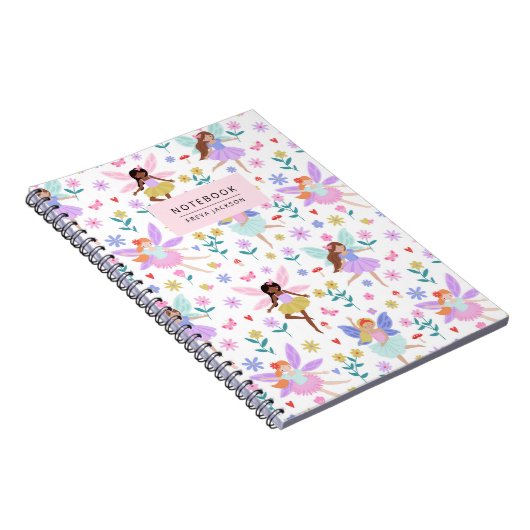 Whimsical Fairy Garden Notebook Notizblock (Rechte Seite)