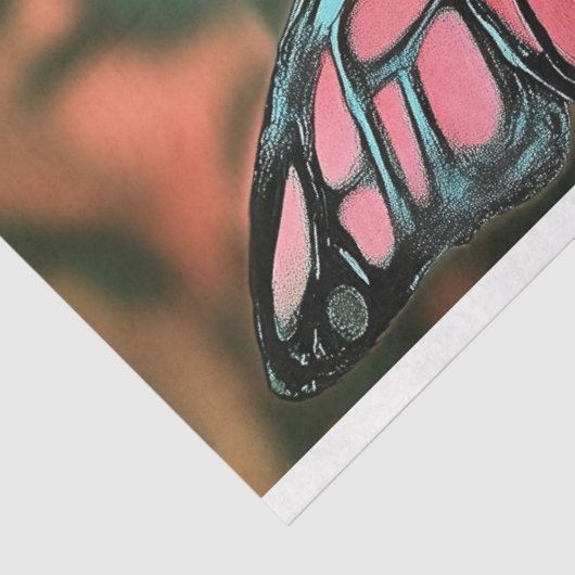 Whimsical Fairy Gothic Paris Gargoyle Decoupage Seidenpapier (Ausschnitt)