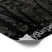 Whimsical Fairy Holding Magical Ball in Forest Art Poster (Ecke)