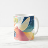 Whimsical Fairy im blühenden Blumengarten Kaffeetasse (VorderseiteRechts)