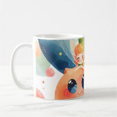 Whimsical Fairy im blühenden Blumengarten Kaffeetasse (Links)