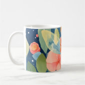 Whimsical Fairy im blühenden Blumengarten Kaffeetasse (Links)