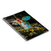 Whimsical Fairy in a Daffodil Field - Notebook Notizblock (Rechte Seite)