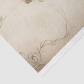 Whimsical Fairy in Field of Blume Dekoupage Seidenpapier (Ausschnitt)