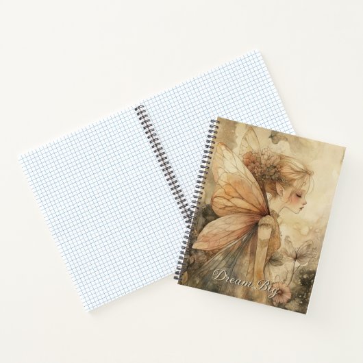 Whimsical Fairy Journal with Dream Big Quote Notizblock (Innenseite)