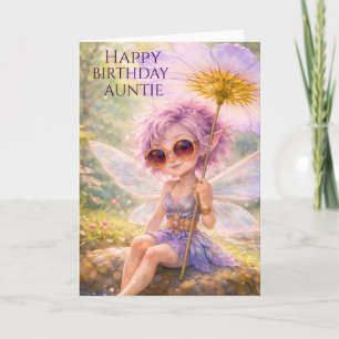 Whimsical Fairy Löwenzahn – Alles Gute zum Geburts Karte