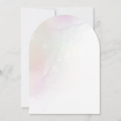 Whimsical Fairy Magical 4. Geburtstag Einladung (Rückseite)