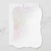 Whimsical Fairy Magical 4. Geburtstag Einladung (Rückseite)