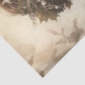 Whimsical Fairy mit rosa Rosen Decoupage Art Seidenpapier (Ausschnitt)