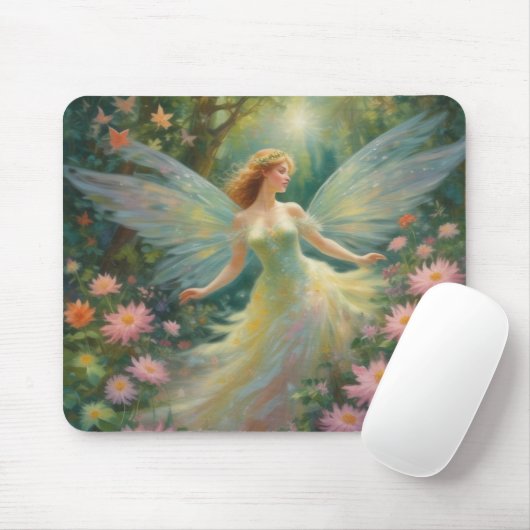 Whimsical Fairy Mousepad (Mit Mouse)