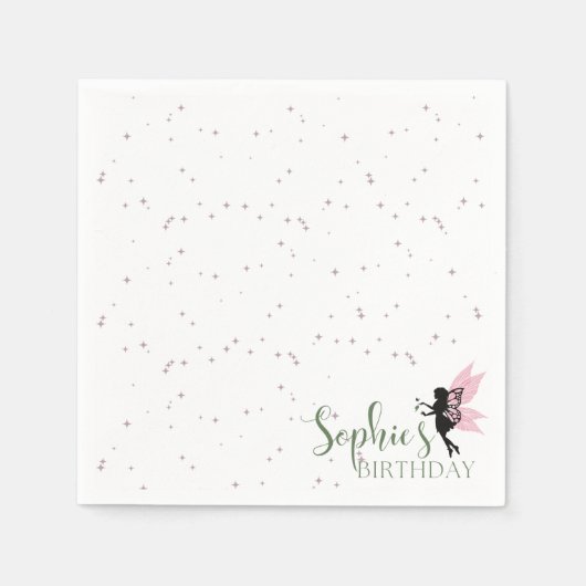 Whimsical Fairy Party Serviette (Vorderseite)