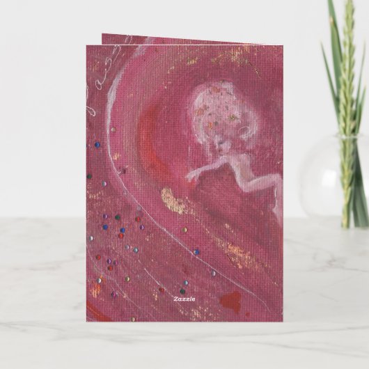 Whimsical Fairy Passion Dankeskarte (Rückseite)