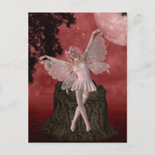 Whimsical Fairy Postcard Postkarte (Vorderseite)