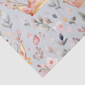 Whimsical Fairy Queen Magical Crown Pastor Pink Seidenpapier (Ausschnitt)