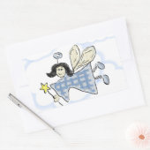 Whimsical Fairy Rechteckiger Aufkleber (Umschlag)