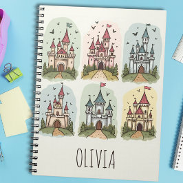 Whimsical Fairy Tale Burgen von Bellinzona Notizblock