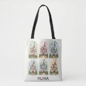 Whimsical Fairy Tale Burgen von Bellinzona Tasche (Vorderseite)