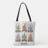 Whimsical Fairy Tale Burgen von Bellinzona Tasche (Rückseite)
