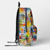 Whimsical Fairy Tale Illustration Bedruckter Rucksack (Links)