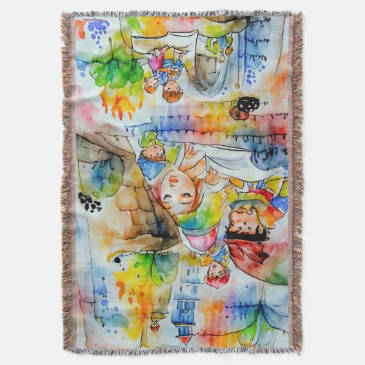 Whimsical Fairy Tale Illustration Decke (Vorderseite Vertikal)