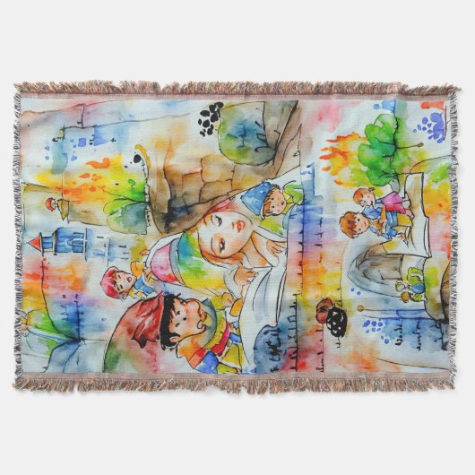 Whimsical Fairy Tale Illustration Decke (Vorderseite)