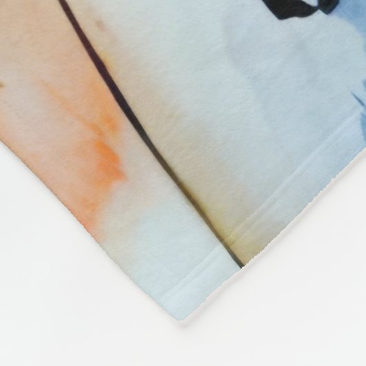 Whimsical Fairy Tale Illustration Fleecedecke (Ecke)