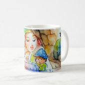 Whimsical Fairy Tale Illustration Kaffeetasse (VorderseiteRechts)