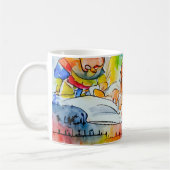 Whimsical Fairy Tale Illustration Kaffeetasse (Links)