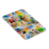 Whimsical Fairy Tale Illustration Magnet (Rechte Seite)
