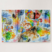 Whimsical Fairy Tale Illustration Puzzle (Horizontal)