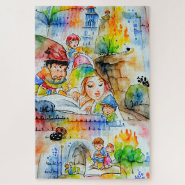 Whimsical Fairy Tale Illustration Puzzle