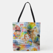 Whimsical Fairy Tale Illustration Tasche (Vorderseite)