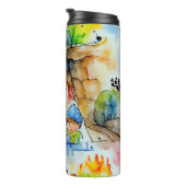 Whimsical Fairy Tale Illustration Thermosbecher (Nach rechts gedreht)